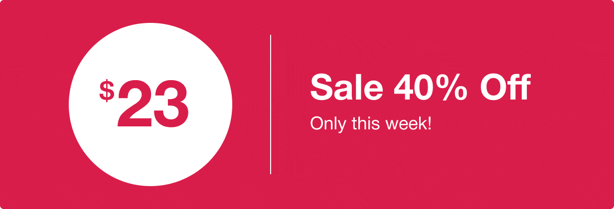 Sale, limited time