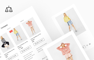 Compare products feature at Shella Shopify theme