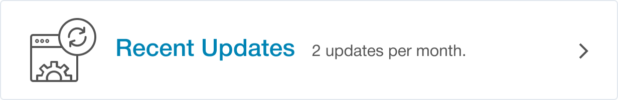 Recent updates. Add new features. Change log.