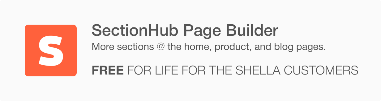 SectionHub Page Builder app